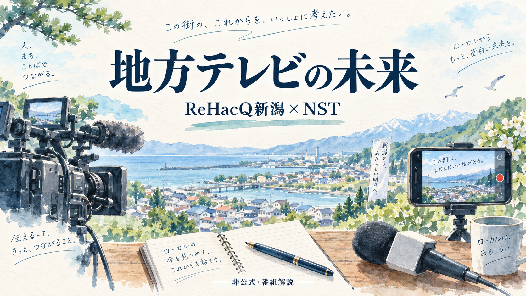 地方テレビの未来。ReHacQ新潟とNSTの対談を読み解く非公式ガイド